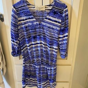 Rory Beca airy silky 3/4 sleeve dress. Size xs.